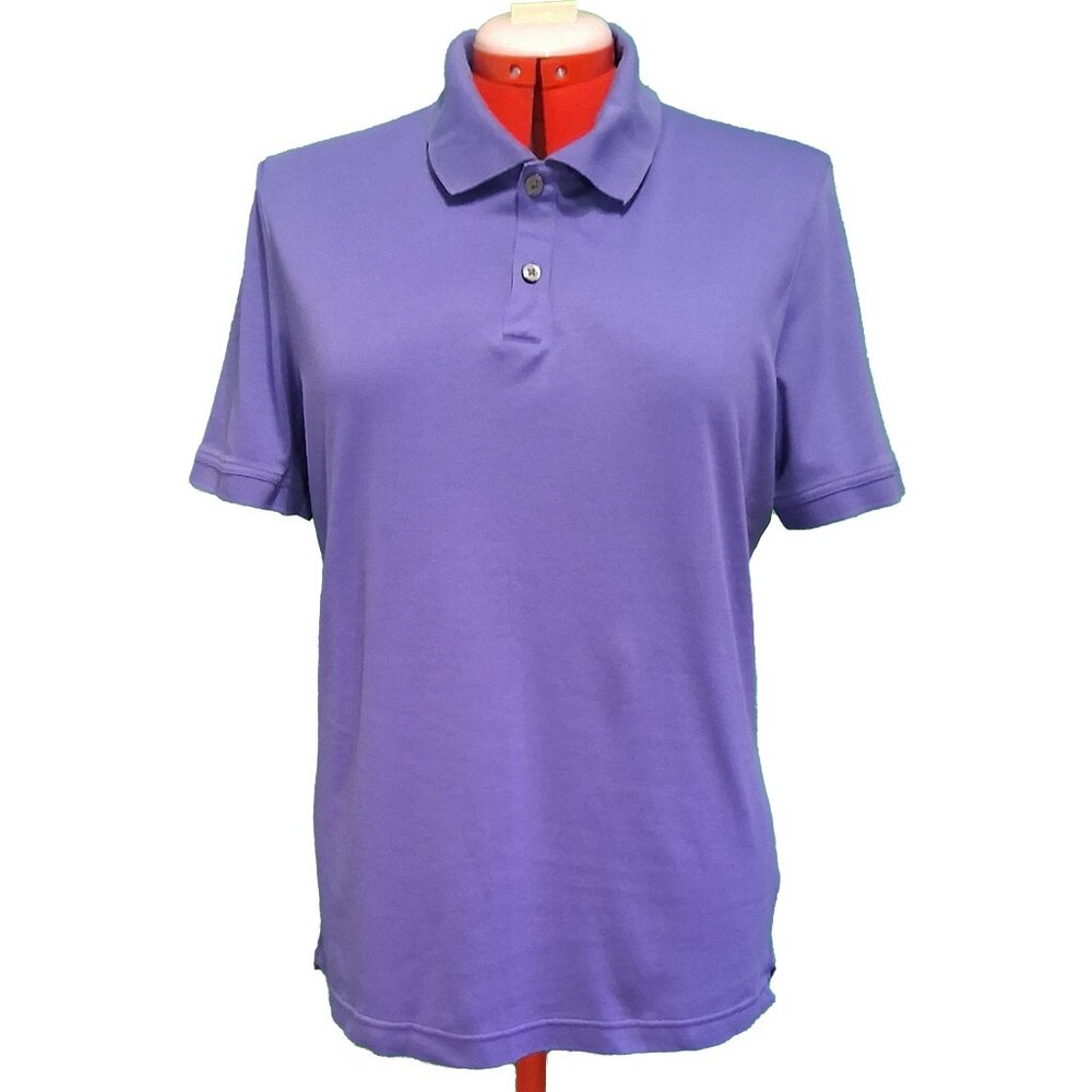 Banana Republic Purple Ultra Soft Polo Shirt Size L
